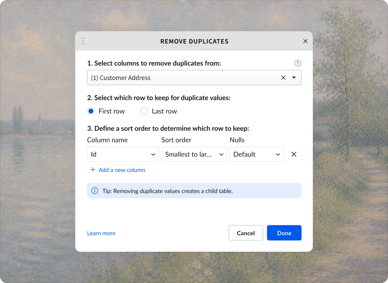 Workbook exploration interface 2
