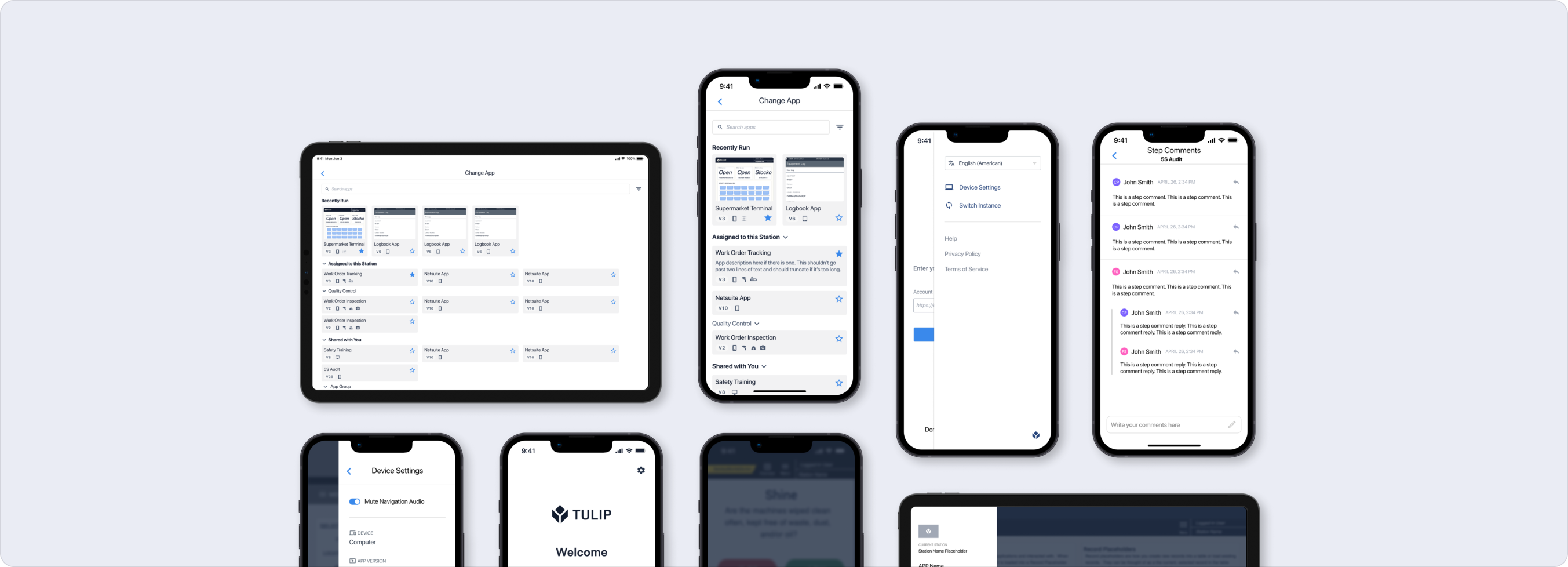 iOS app interface 1